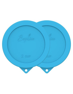 Tapa Redonda de Silicona SOPHICO para Almacenamiento 2 Tazas