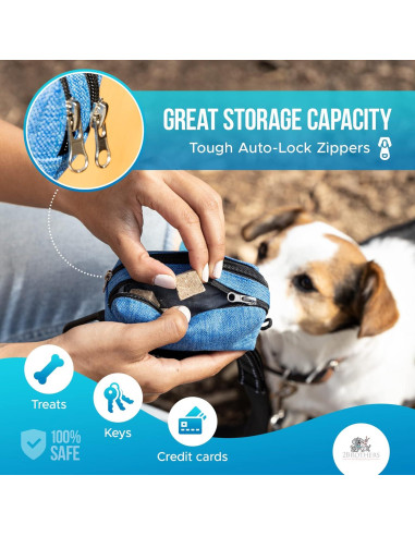 Soporte de Bolsa de Excremento de Perro 2Brothers Azul
