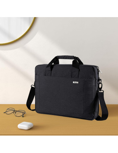 Funda para Laptop Voova 15.6" Negra Acolchada Impermeable