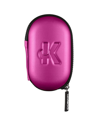 Cepillo desenredante Conair Knot Dr. - Negro con estuche rosa