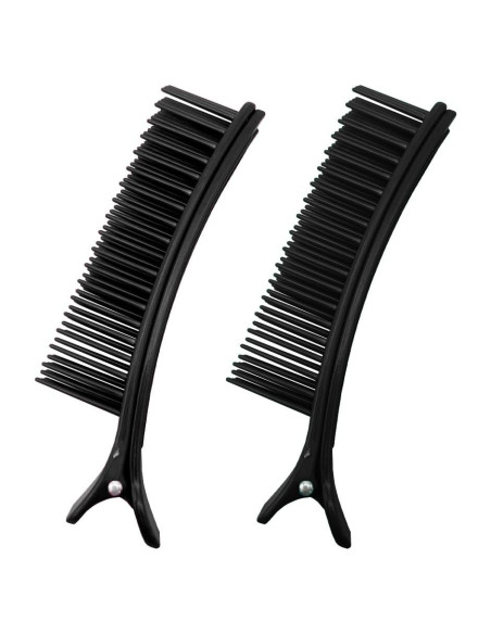Clips de Sujeción para Cabello Colortrak - 2 Unidades, Negro Clips de Sujeción para Cabello Colortrak - 2 Unidades, Negro