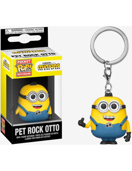 Funko Pop! Llavero Minions Roca Mascota Otto 5.08 cm Funko Pop! Llavero Minions Roca Mascota Otto 5.08 cm
