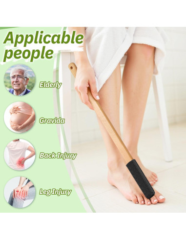 Juego de Cepillos de Limpieza ELFRhino - Cuidado de Pies y Cuerpo