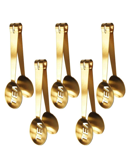 Prensador de Bolsitas de Té Dorado Genérico - Acero Inoxidable Prensador de Bolsitas de Té Dorado Genérico - Acero Inoxidable