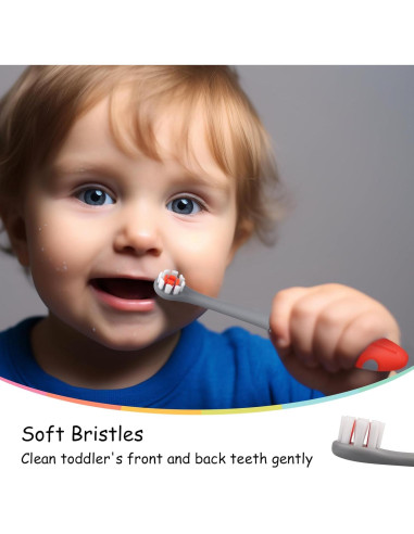 Cepillo de dientes Mombella Mariquita para niños 2-4 años