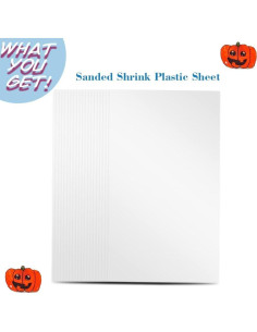 Hojas de Plástico Retráctil Warckon A7 - 24 Piezas 10.5x7.4cm 2