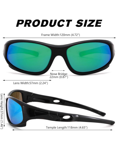 Gafas de sol Pro Acme para niños 3-12 años polarizadas