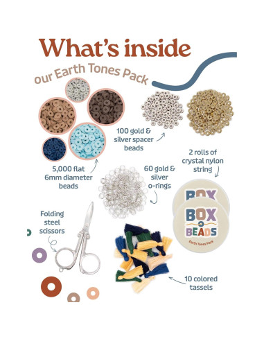 Kit de Fabricación de Pulseras Box-O-Beads - 6000 Piezas DIY