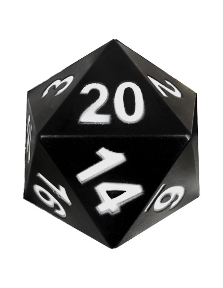 KESS Dado Gigante D20 de Espuma 15 cm para RPG - Negro KESS Dado Gigante D20 de Espuma 15 cm para RPG - Negro