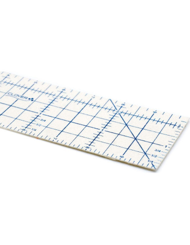 Regla Caliente Clover 7811 para Coser 6.35x25.4 cm