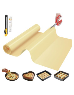 Alfombrilla de Silicona para Hornear GTJ Beige 30.48x304.8 cm