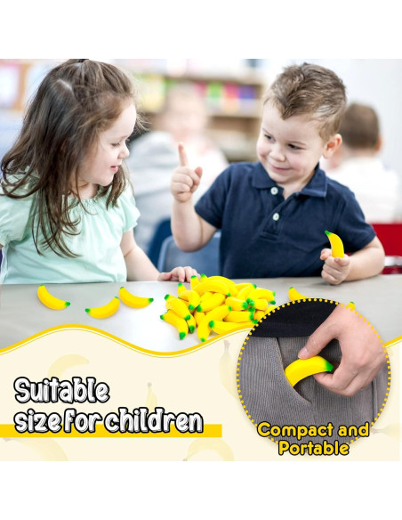 Juguetes Antiestrés de Plátano LovesTown 15PCS - Para Niños Juguetes Antiestrés de Plátano LovesTown 15PCS - Para Niños