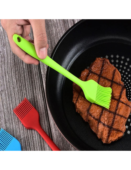 Brocha de Silicona JYYHSF para BBQ y Pastelería - 7 PCS Multicolor Brocha de Silicona JYYHSF para BBQ y Pastelería - 7 PCS Multicolor