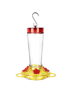 Alimentador de Colibrí Joliyoou 0.29L Vidrio Colgante Jardín