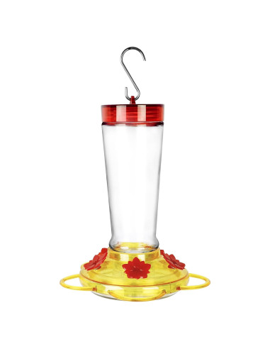 Alimentador de Colibrí Joliyoou 0.29L Vidrio Colgante Jardín