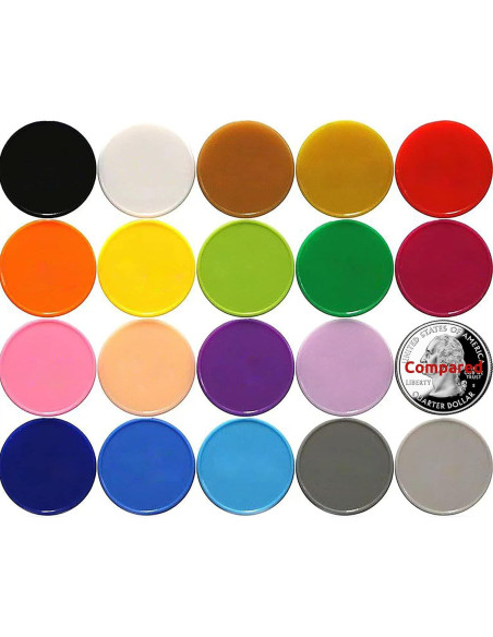 Juego de 100 Fichas de Plástico Rojo para Aprendizaje 25 mm Juego de 100 Fichas de Plástico Rojo para Aprendizaje 25 mm