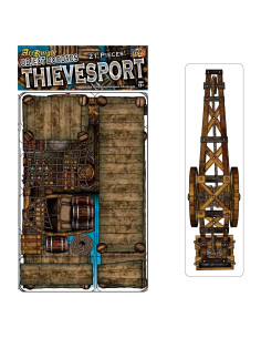 Terreno y Ciudad Pirata Doble Cara Arcknight 21 Piezas DnD