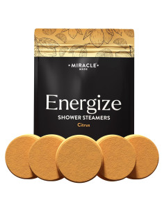 Pastillas de Vapor de Ducha Milagro Hecho - Cítricos y Menta - 15 Tabletas