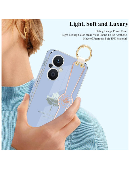 Funda de Silicona para Oneplus Nord N20 5G con Correa Funda de Silicona para Oneplus Nord N20 5G con Correa