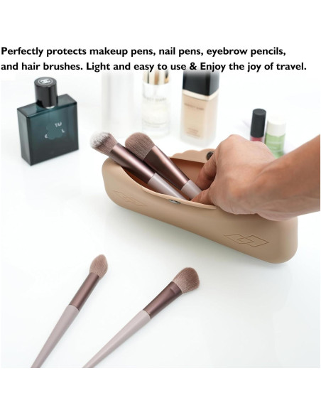 Estuche de Silicona para Brochas de Maquillaje Samilalago Estuche de Silicona para Brochas de Maquillaje Samilalago