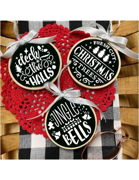 Kit de Plantillas Navideñas Reutilizables 60 Piezas 7.62cm Kit de Plantillas Navideñas Reutilizables 60 Piezas 7.62cm