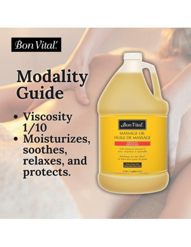 Aceite de Masaje Bon Vital Original 1 Galón - Hidratante y Relajante