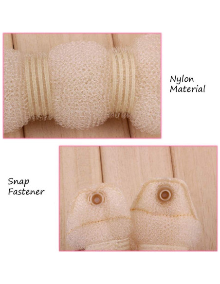 2 Piezas Donut Mágico para Cabello SYBL - Nylon Beige 2 Piezas Donut Mágico para Cabello SYBL - Nylon Beige