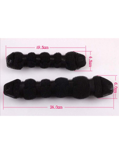 2 Piezas Donut Mágico para Cabello SYBL - Nylon Beige 2 Piezas Donut Mágico para Cabello SYBL - Nylon Beige