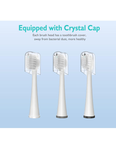 Cabezas de cepillo de repuesto Waterpik Sonic Fusion 3 unidades
