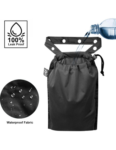 Bolsa de Basura para Auto RMMOORORO Impermeable Negra 26.9x37.1cm