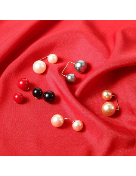 Alfileres de Perlas Artificiales WILLBOND 6 Pcs Elegantes Alfileres de Perlas Artificiales WILLBOND 6 Pcs Elegantes