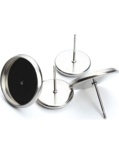 Base de Pendiente Acero Inoxidable 8mm LE SKY 50 Pcs