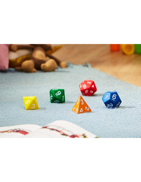 Dados Poliedricos Jumbo Learning Resources 5 Piezas 7,62 cm Dados Poliedricos Jumbo Learning Resources 5 Piezas 7,62 cm