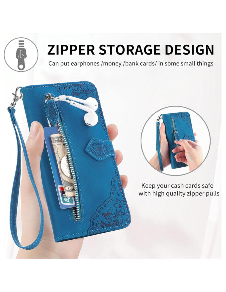 Funda billetera Samsung Galaxy S10e Furiet azul con soporte Funda billetera Samsung Galaxy S10e Furiet azul con soporte