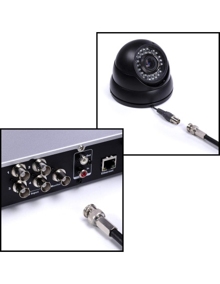 Conectores BNC Enroscar EL CIMPLE CO RG59 - Paquete de 4 Conectores BNC Enroscar EL CIMPLE CO RG59 - Paquete de 4