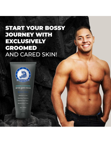 Bálsamo After Shave Bossman Oud Real 190g - Refrescante y Cafeinado