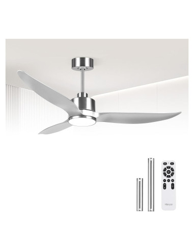 Ventilador de Techo Hbinzar 52" con Luz y Control Remoto