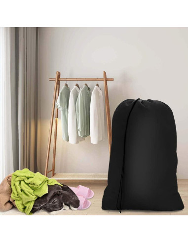 Paquete de 2 Bolsas de Lavandería OTraki 71x114cm Negro