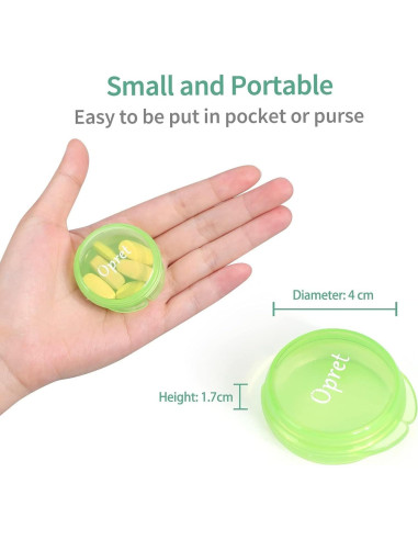 Caja de Pastillas Portátil Opret 3 Pcs - Colorido y Ligero