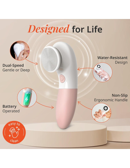 Cepillo Facial Raedia Vanity Planet - 4 Cabezas Intercambiables Cepillo Facial Raedia Vanity Planet - 4 Cabezas Intercambiables