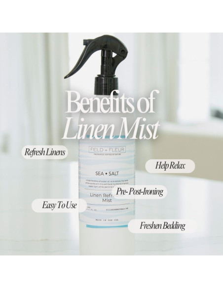 Spray Refrescante de Lino Beachwood Field + Fleur 450ml - Fragancia Durazno y Sándalo Spray Refrescante de Lino Beachwood Field + Fleur 450ml - Fragancia Durazno y Sándalo