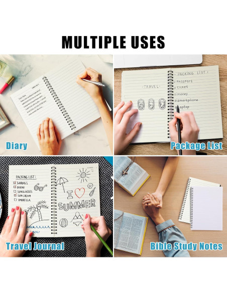 Paquete de 3 Cuadernos A5 Dunzoom Rayados 160 Páginas Paquete de 3 Cuadernos A5 Dunzoom Rayados 160 Páginas