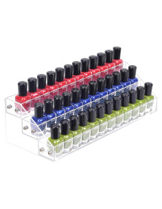 Soporte Organizador de Esmalte de Uñas Acrílico Umirokin 3 Niveles