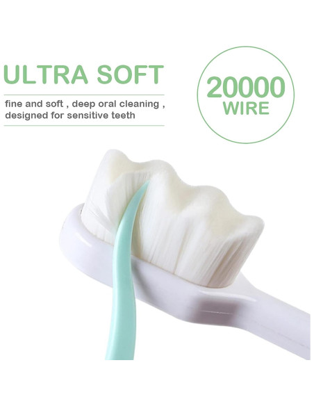 Cepillo de Dientes Extra Suave EasyHonor - 6 Unidades para Encías Sensibles Cepillo de Dientes Extra Suave EasyHonor - 6 Unidades para Encías Sensibles