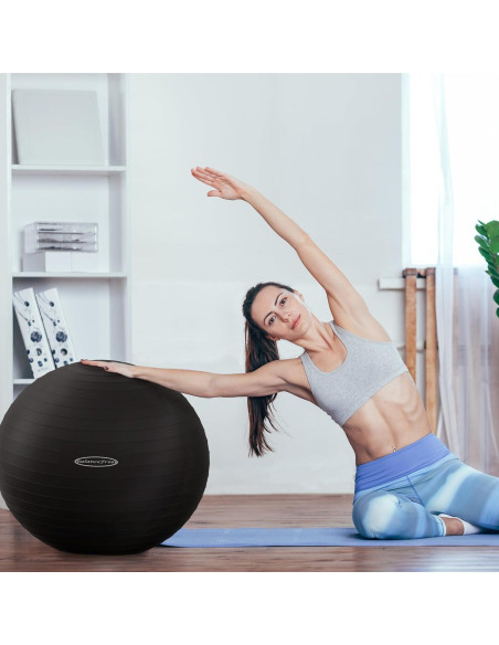 Bola de Ejercicio Antideslizante Fitvids 38-45cm A Prueba de Explosiones Bola de Ejercicio Antideslizante Fitvids 38-45cm A Prueba de Explosiones