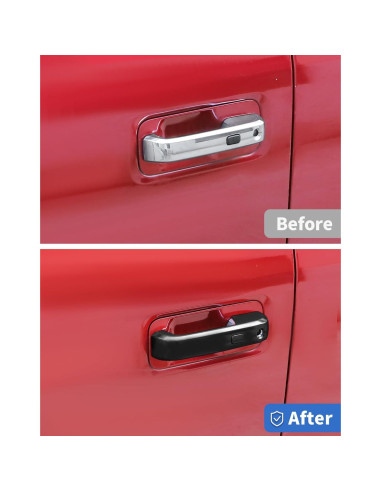 Cubiertas de Manijas de Puerta Ford F150 2015-2020 Negras