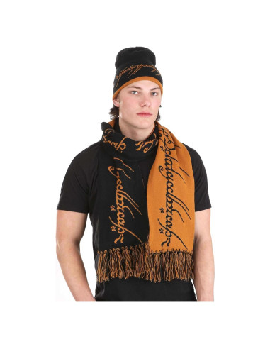 Conjunto Bufanda y Gorro Reversible Elope - Escritura Élfica