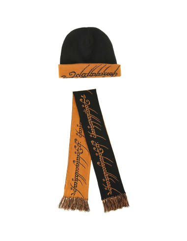 Conjunto Bufanda y Gorro Reversible Elope - Escritura Élfica