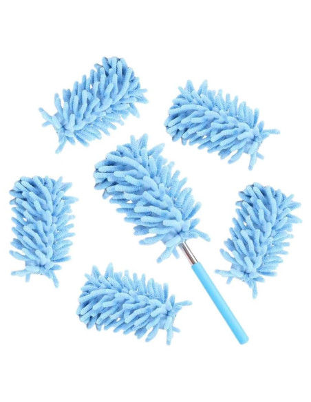 Duster de Microfibra Eichopmen 6 Pcs Extensible 28-75 cm Azul Duster de Microfibra Eichopmen 6 Pcs Extensible 28-75 cm Azul