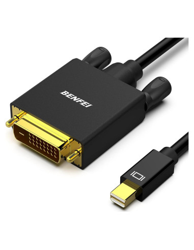 Cable Mini DisplayPort a DVI Benfei 0.91m Compatible Thunderbolt 2